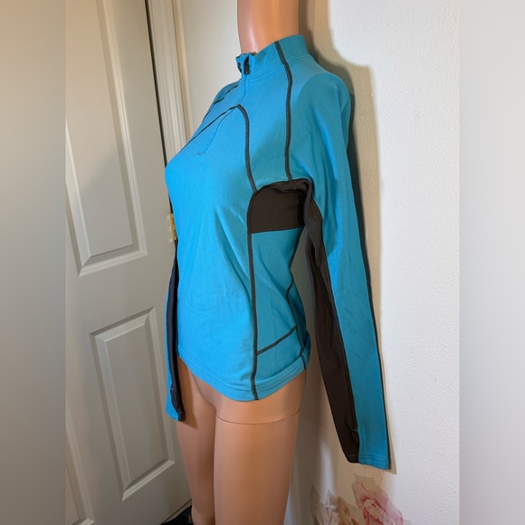 Under Armour blue grey pullover sweater long sleeve thermal winter ski - Picture 2 of 7